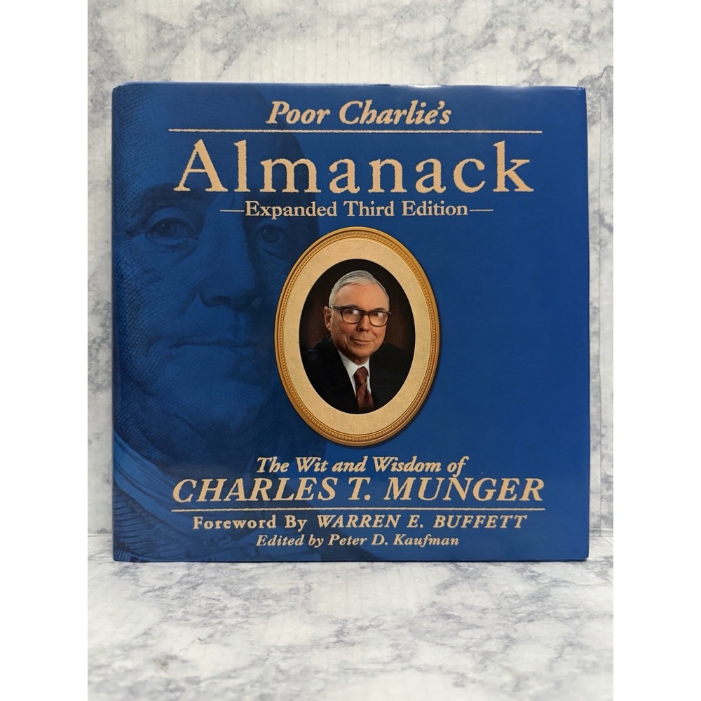Poor Charlie's Almanack by Charles T. Munger Expanded Third Edition Book Buffett